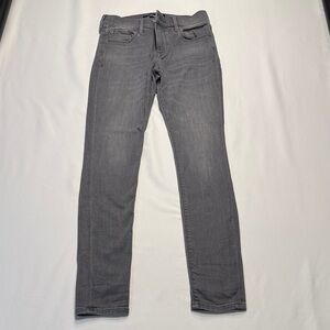 Express Mid Rise Grey Jeans